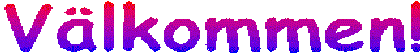 V�ldigt V�lkommen!